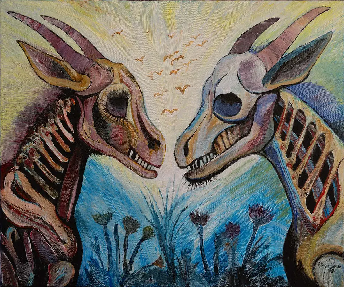 Wildlife In The Aftermath - Acryl door Andy Renard