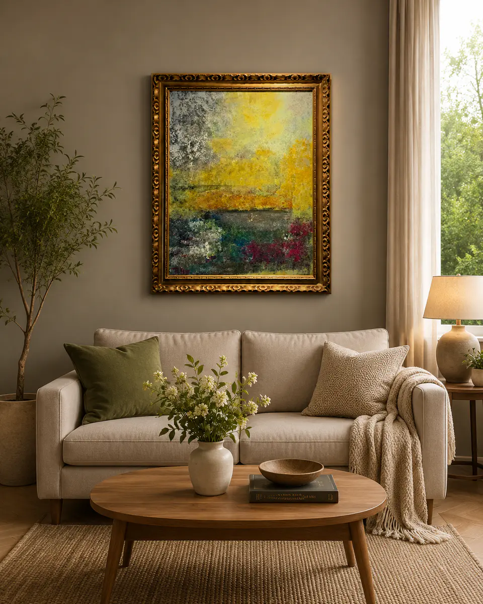 Konstverk - Akryl - Abstract - 65×90 cm av Tilly Maj-Britt Bodilius Lindgren