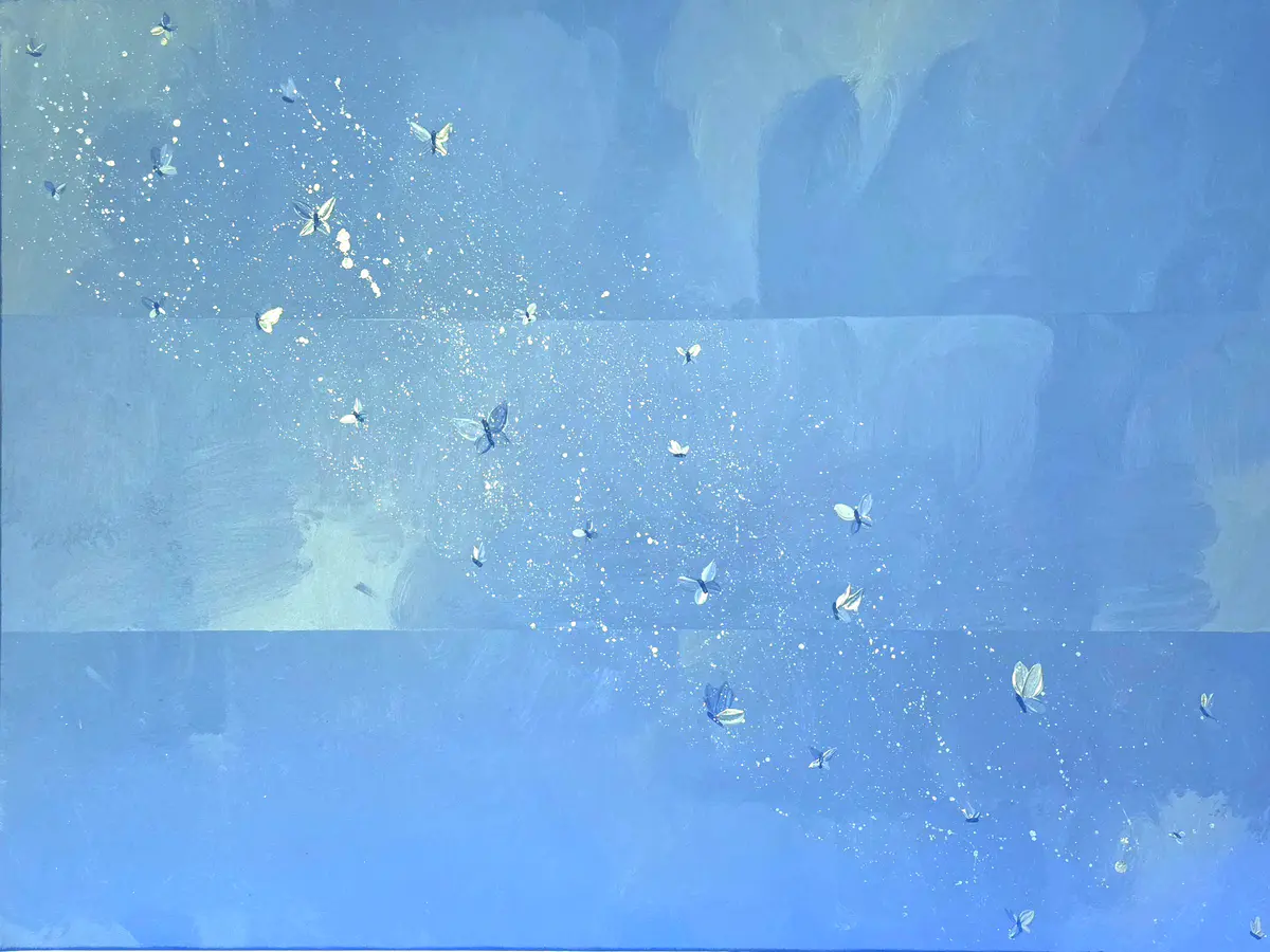 På vej - Akryl - Abstract - 80×60 cm av Mlys Art