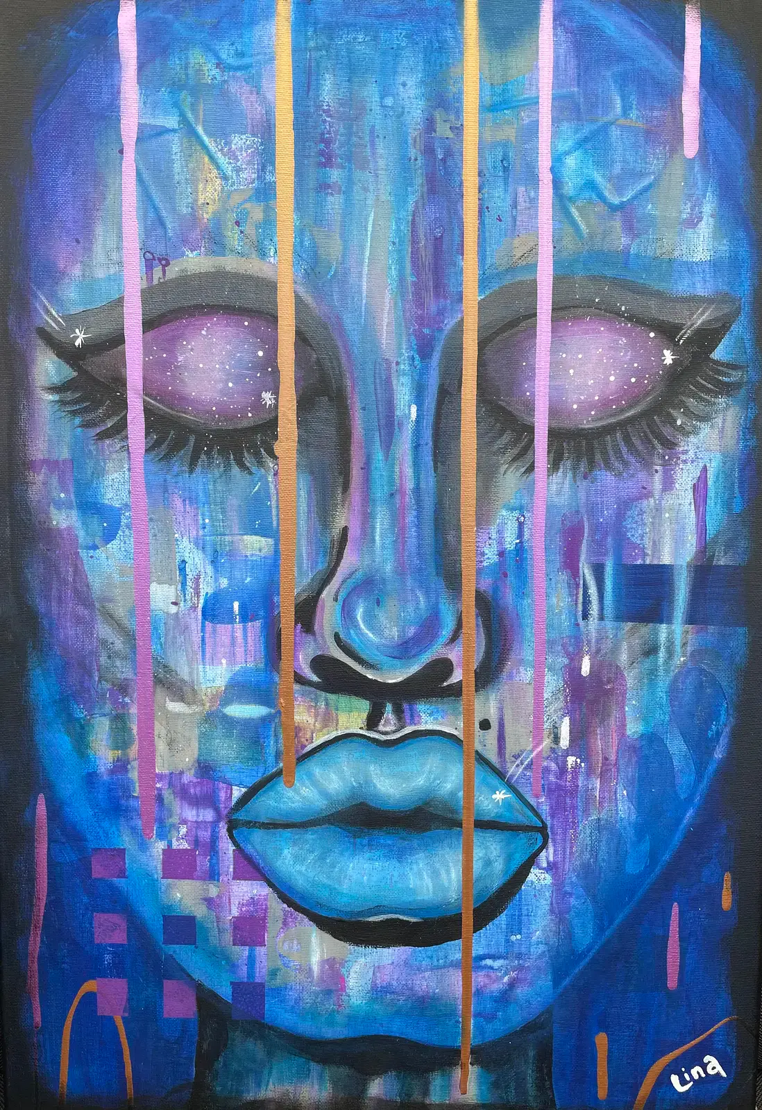 40 x 60 cm - Akryl av Lina A Nordblad