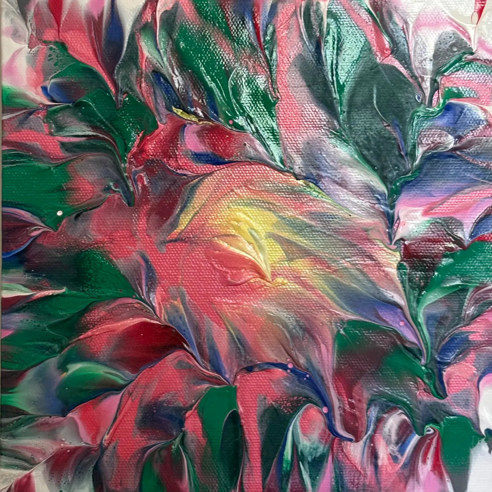 Delfinen - Akryyli taiteilija Ann-Christin (Acmpainting) Martinsson