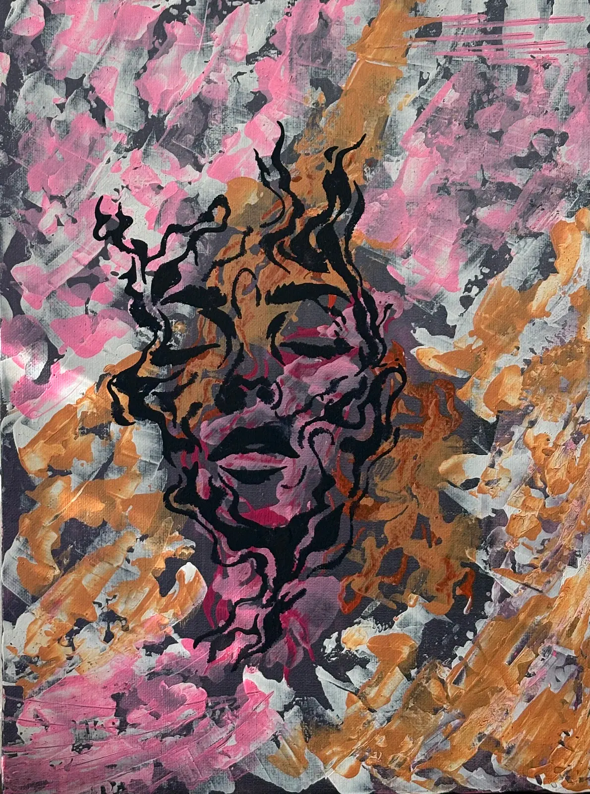Förförelsen - Akryl av Ann-Christin (Acmpainting) Martinsson