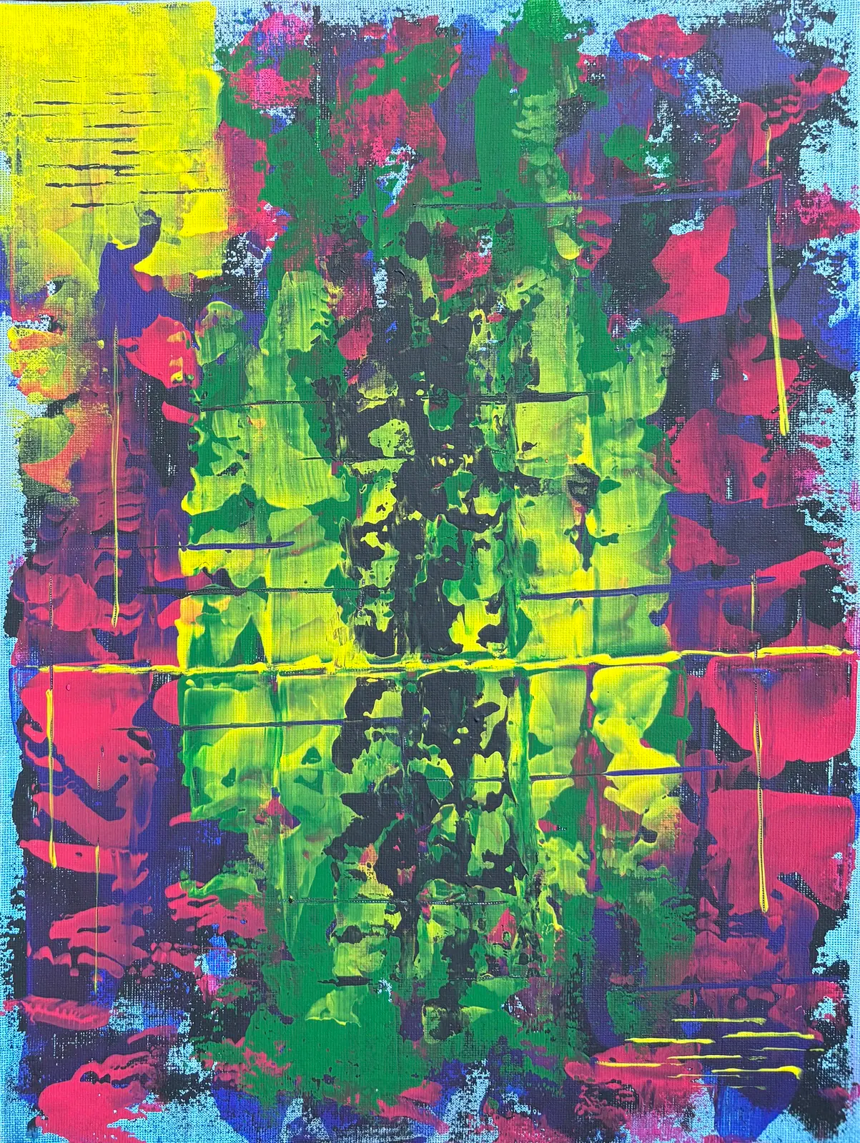 Spegelblank - Akryyli taiteilija Ann-Christin (Acmpainting) Martinsson