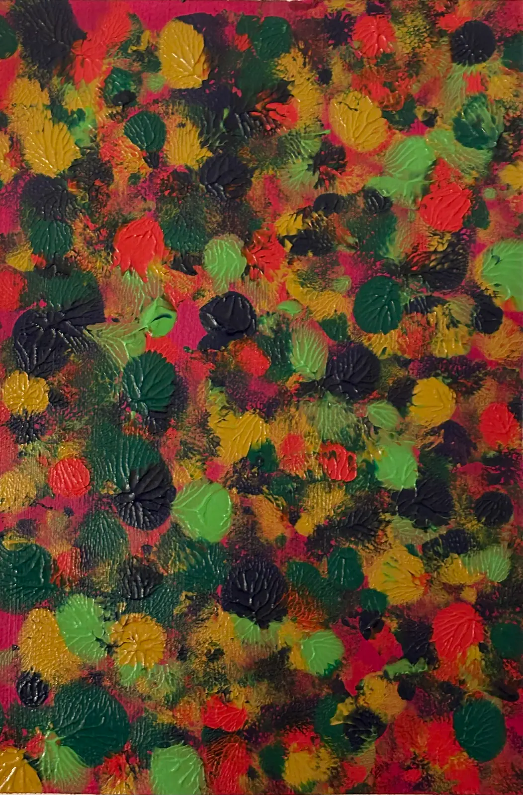 Virrvarr - Akryyli taiteilija Ann-Christin (Acmpainting) Martinsson