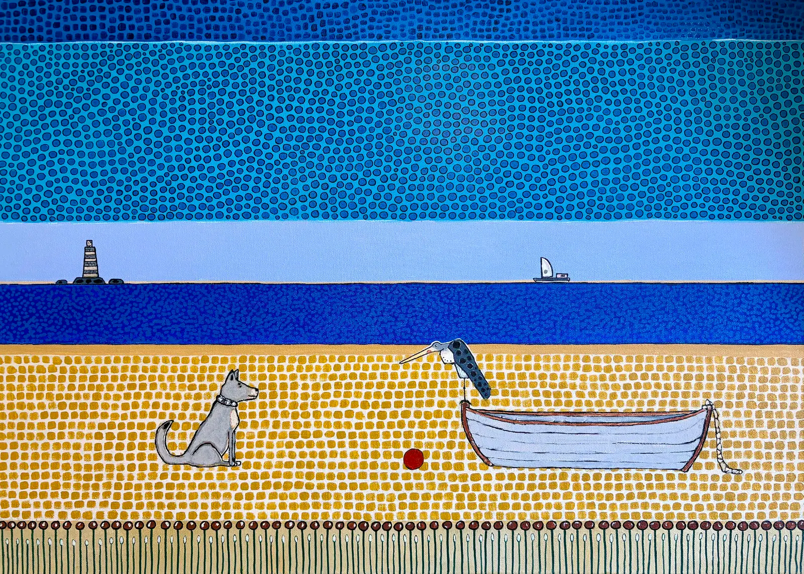 Fetch the ball - Blandteknik av Vivianne Otsa
