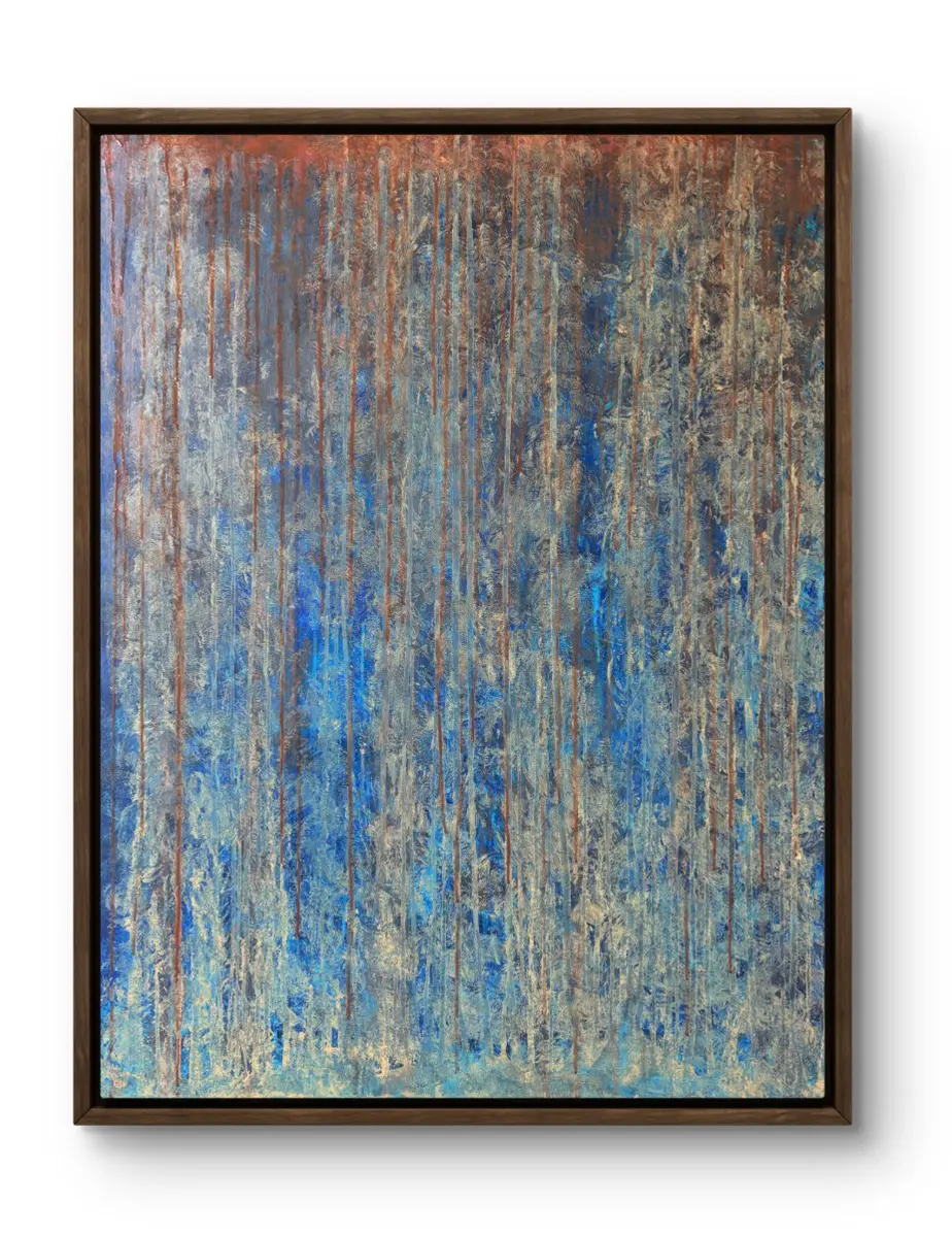 Weathered - Akryl - Abstract - 80×100 cm av Sofia Boman