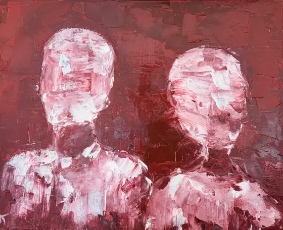 Two souls - Akryl av G E T T I