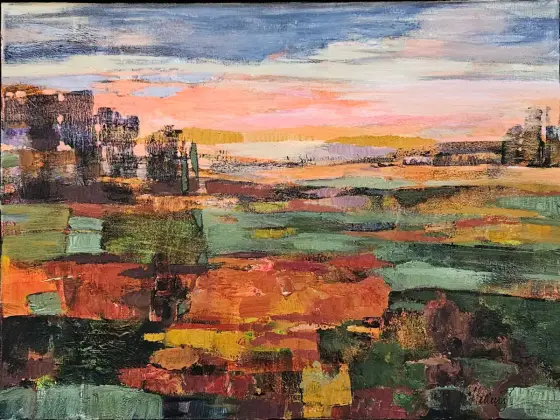 After the Warm Day – Acrylic by Tatiana Hellum