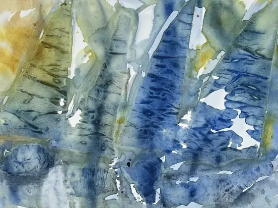 Sommar, sol, segel - Akvarell av Eva Henriksson