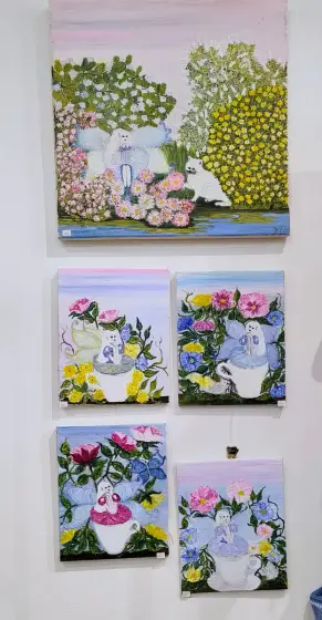 A Little Cup of: Love, Dreams, Friendship Joy - Olja av Ateliemaloucametthe