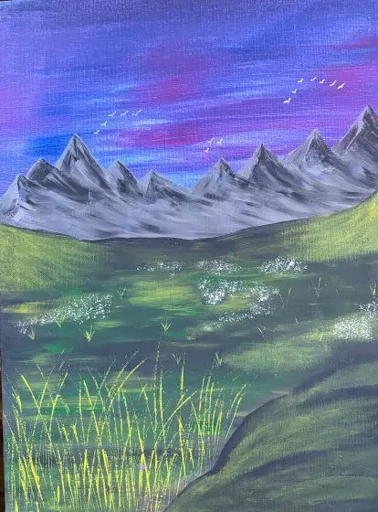 Dalen - Acryl door Ann-Christin (Acmpainting) Martinsson