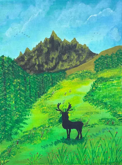 Frihet - Acryl door Ann-Christin (Acmpainting) Martinsson