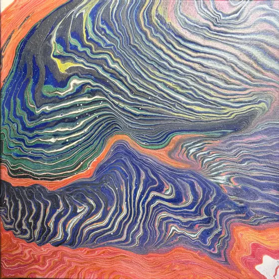 Kontinenter - Acryl door Ann-Christin (Acmpainting) Martinsson