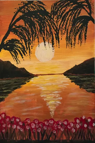 Nissarna - Acryl door Ann-Christin (Acmpainting) Martinsson