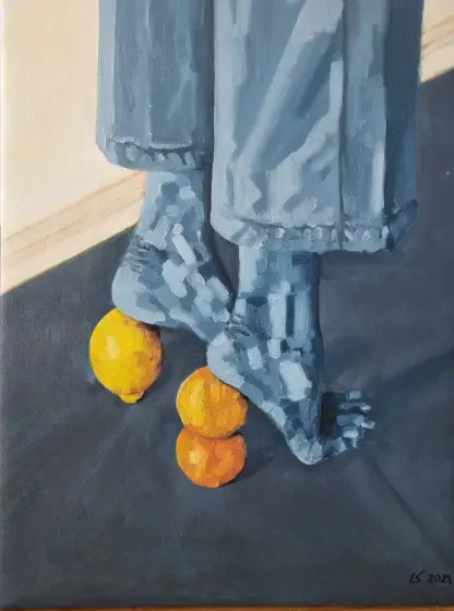 Heels - Akryl av Lovisa Kexel Sandberg