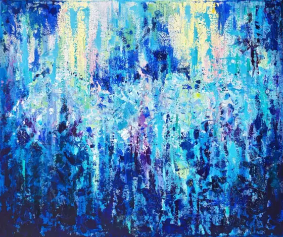 After Rain - Akryl av Irina Nikolaeva