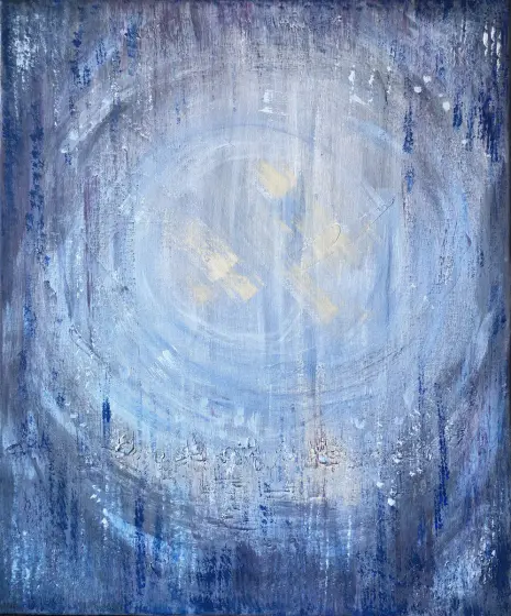 Meteor Shower - Akryl av Irina Nikolaeva