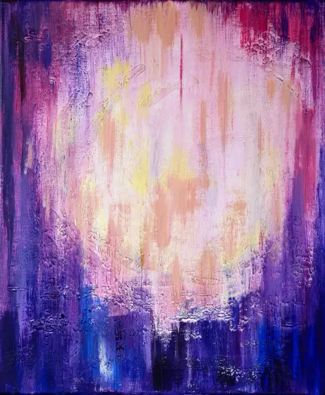Sunset - Akryl av Irina Nikolaeva