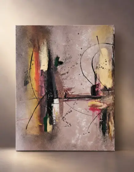 Between Two Worlds - Akryl av Donna
