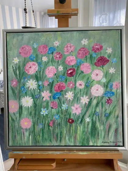 Sommardrömmar - Akryl av Ingeborg Blomfeldt