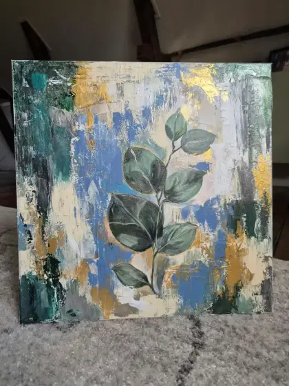 Eucalyptus - Akryl av Lisa Lithman