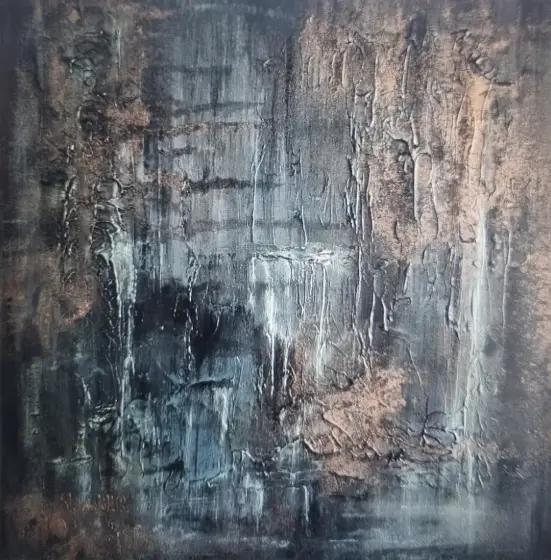 In to the deep / part II - Akryl av SkogsdottiR.art